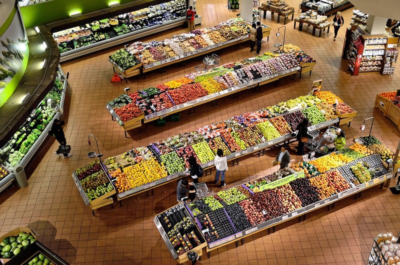 Colorful Fruits and Vegetables